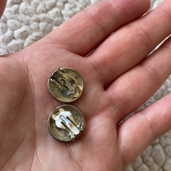 Vintage Retro Tommy Hilfiger Clip-on Earrings Silver - Picture 3 of 7